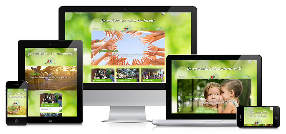 Responsive-Collage der Grundschule Frankenhardt